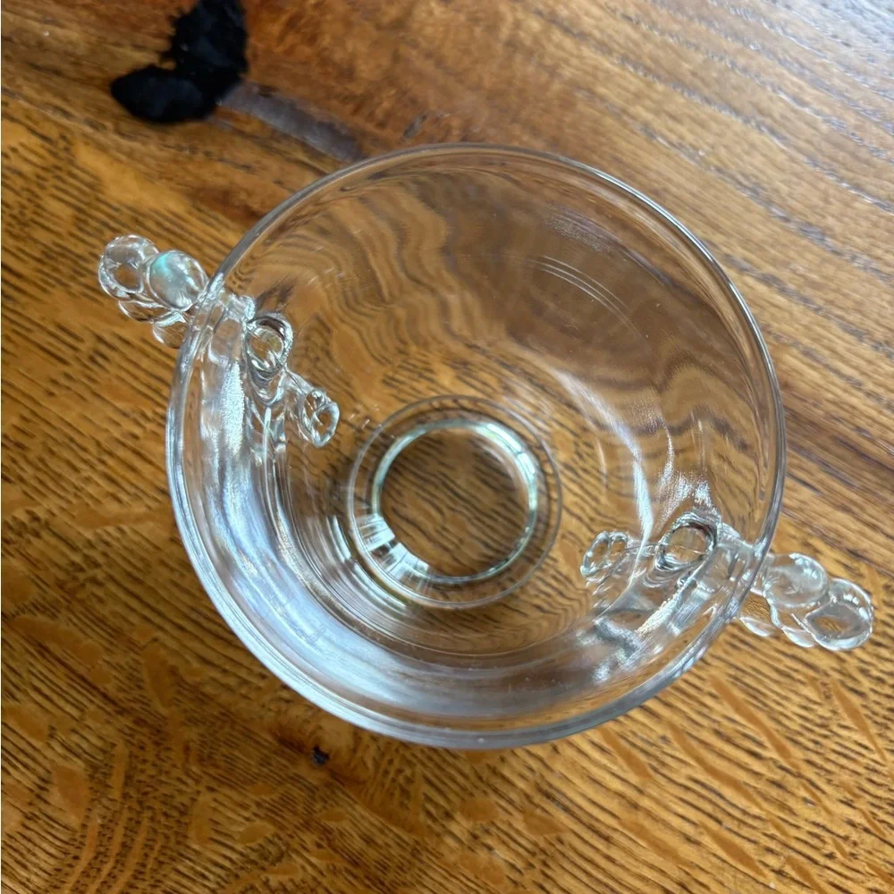 Vintage Candlewick Sugar and Creamer set with matching underplate! - Picture 7 of 9